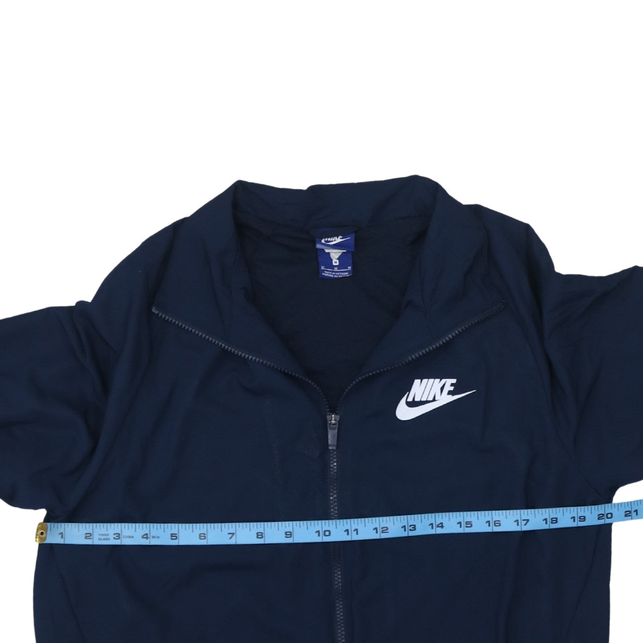 Nike Men's Blue M Track Jacket Full Zip Lightweight Activewear