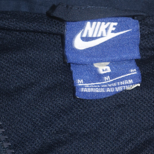 Nike Men's Blue M Track Jacket Full Zip Lightweight Activewear