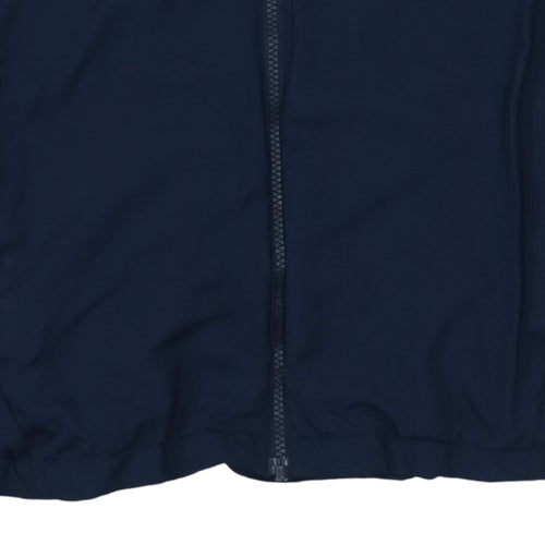Nike Men's Blue M Track Jacket Full Zip Lightweight Activewear