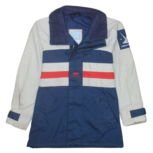 Helly Hansen Men's Blue Red Nautical Windbreaker Jacket M