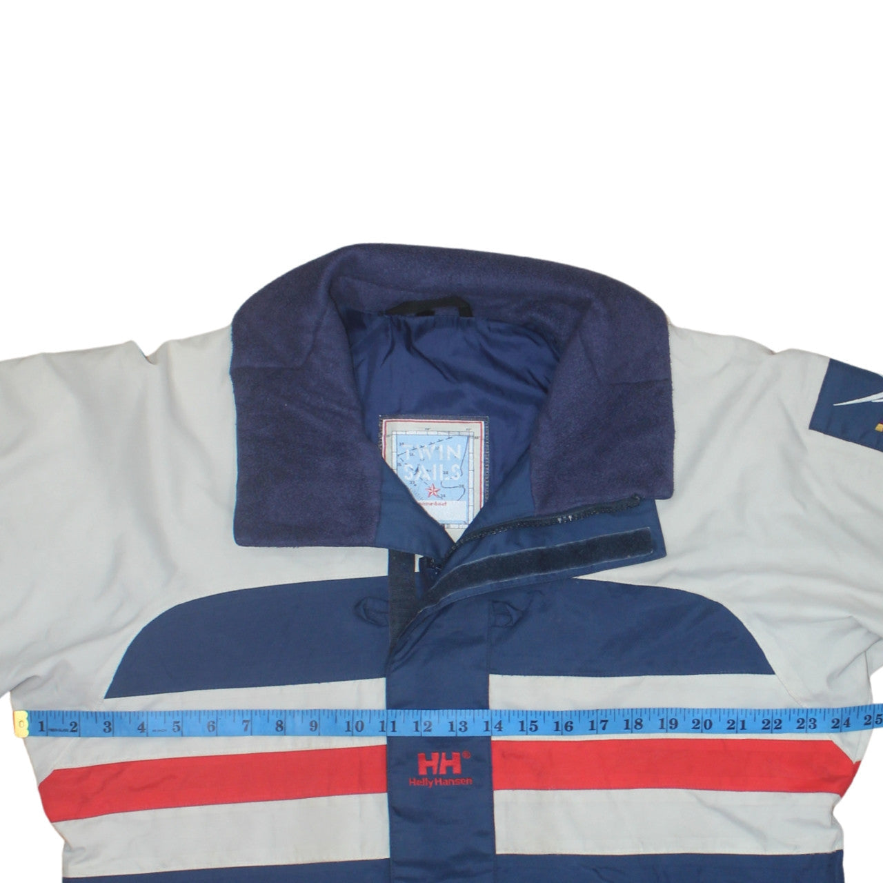 Helly Hansen Men's Blue Red Nautical Windbreaker Jacket M