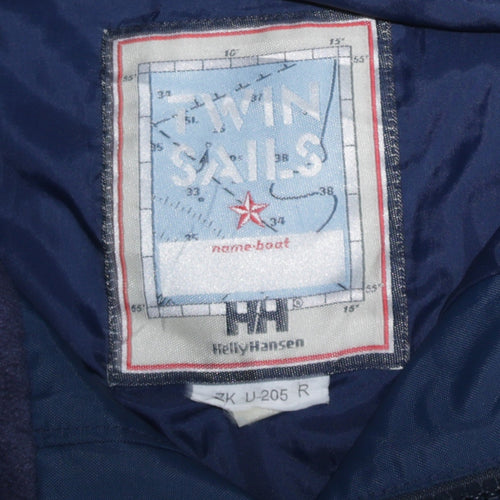 Helly Hansen Men's Blue Red Nautical Windbreaker Jacket M