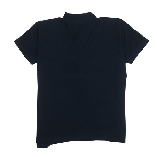Kappa Men's Black 2XL Cotton Short Sleeve Polo Shirt