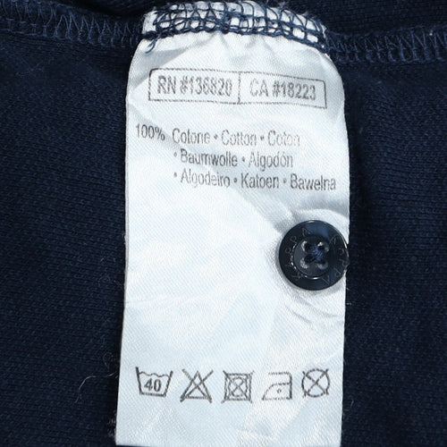 Kappa Men's Black 2XL Cotton Short Sleeve Polo Shirt
