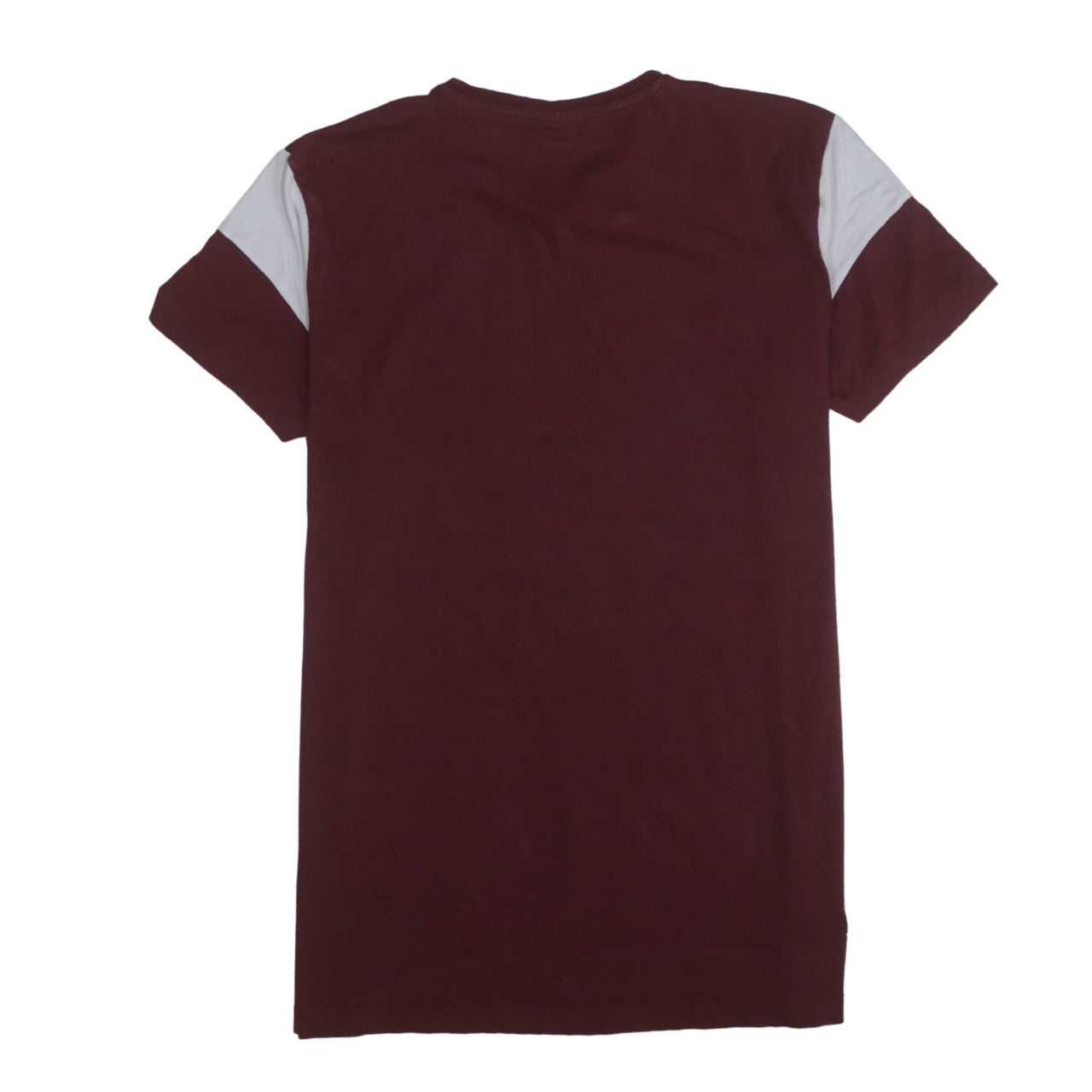 Puma Men's Red Colourblock Crew Neck Short Sleeve T-Shirt XL