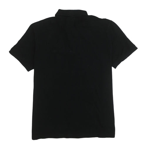 Lacoste Men's Black Slim Fit Cotton Polo Shirt XL
