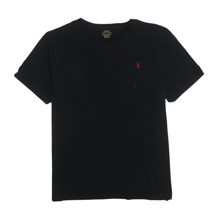 Polo Ralph Lauren Men's Black Custom Slim Fit Cotton T-Shirt XL