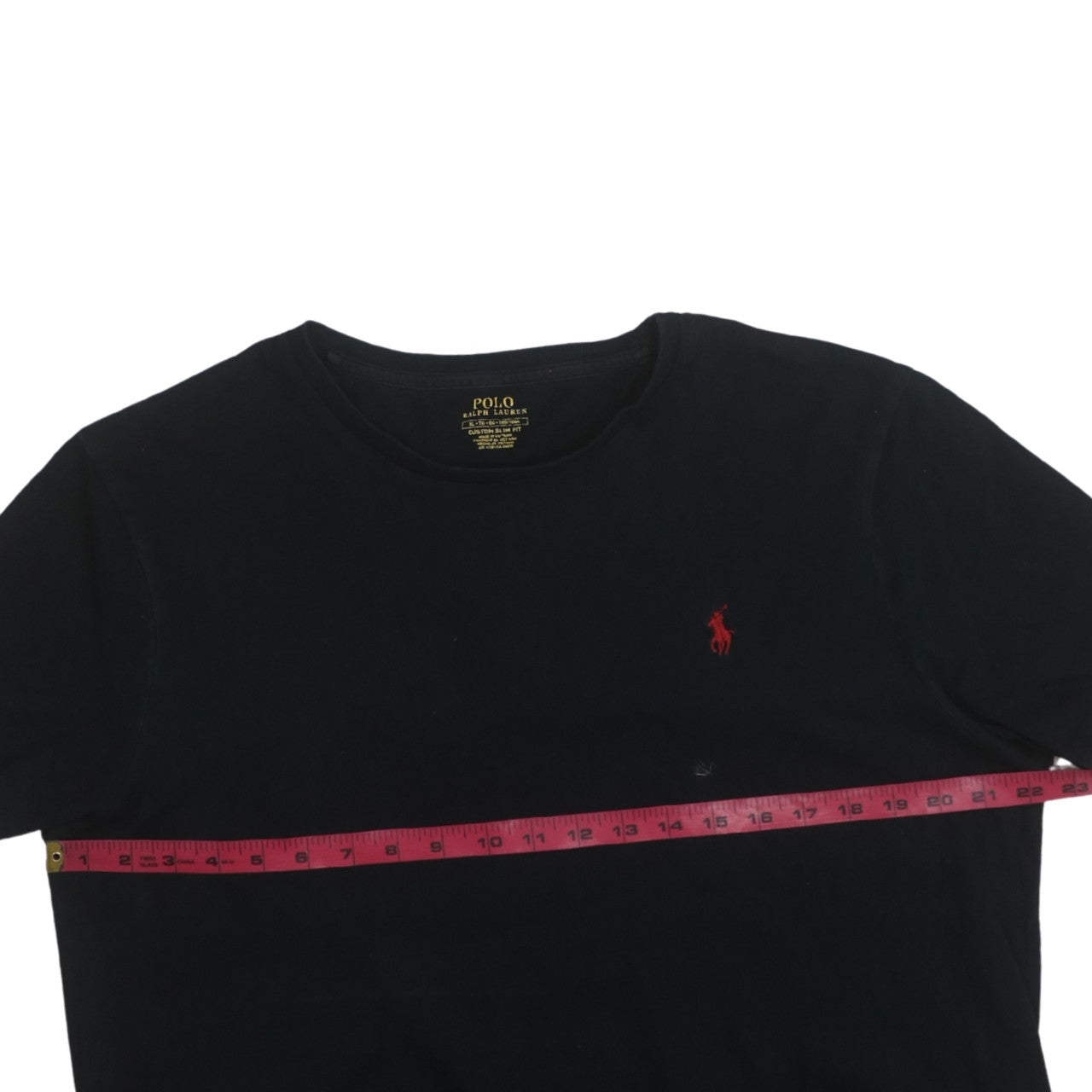 Polo Ralph Lauren Men's Black Custom Slim Fit Cotton T-Shirt XL