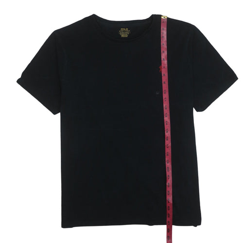 Polo Ralph Lauren Men's Black Custom Slim Fit Cotton T-Shirt XL