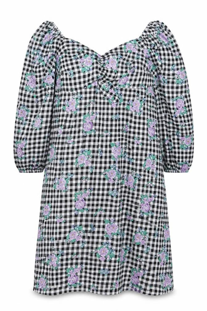Front view of Simply Be Women’s Multicoloured, size UK 26, A-Line Knee Dress
