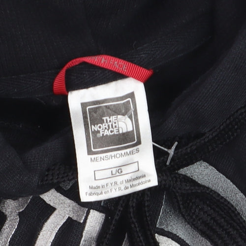 The North Face Men's Black Pullover Hoodie Size L Regular Fit