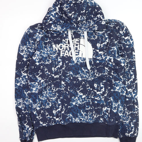 The North Face Men's Blue Pullover Hoodie L Outdoor Cotton