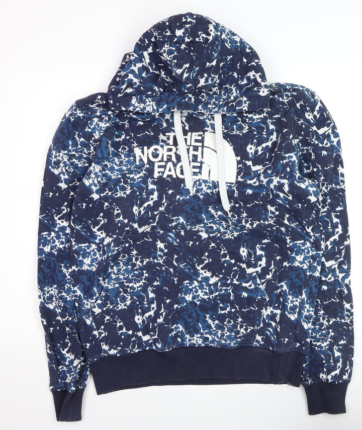 The North Face Men's Blue Pullover Hoodie L Outdoor Cotton