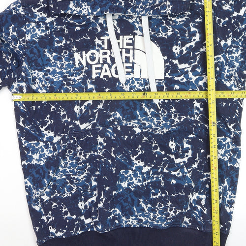The North Face Men's Blue Pullover Hoodie L Outdoor Cotton