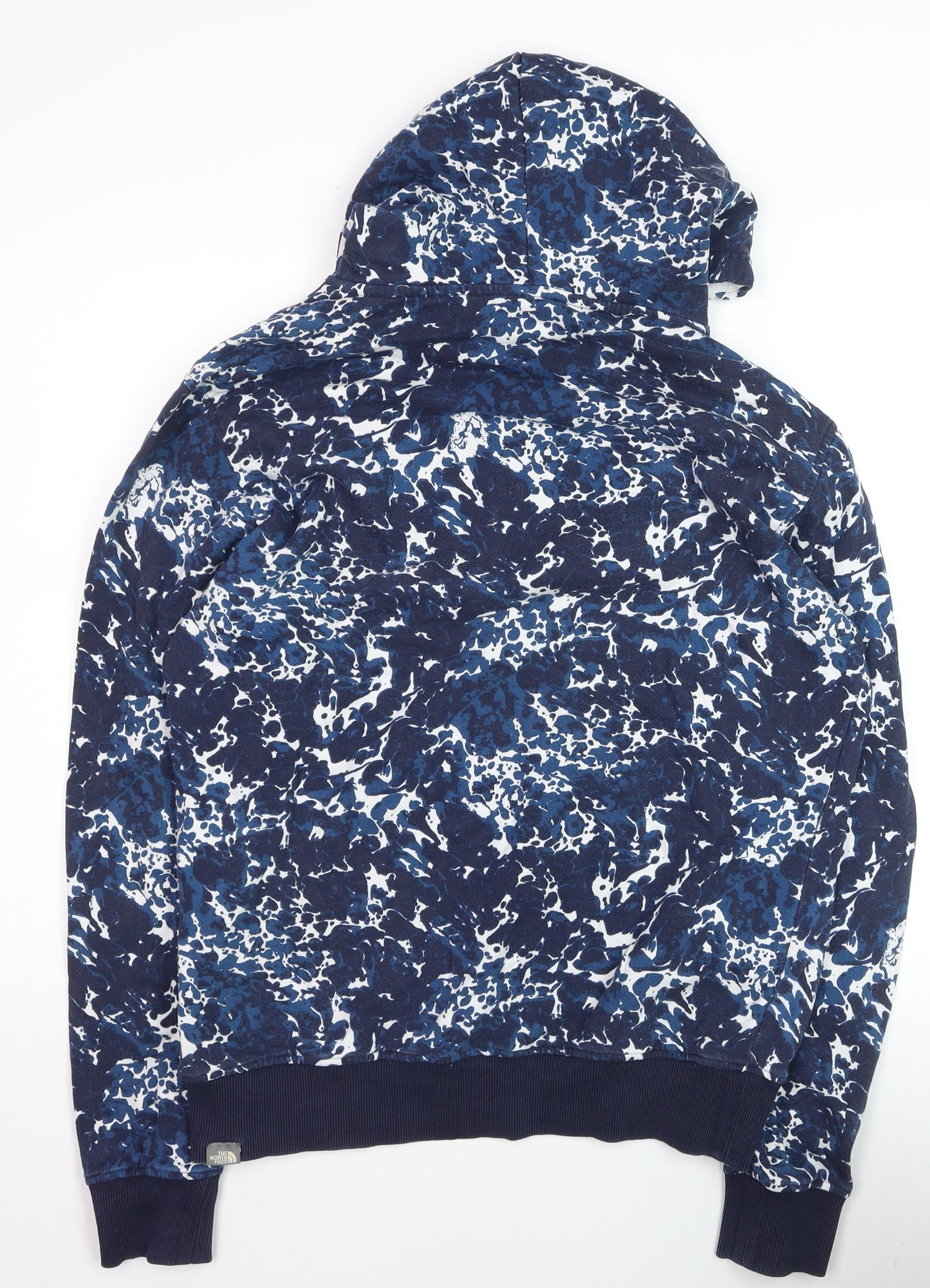 The North Face Men's Blue Pullover Hoodie L Outdoor Cotton
