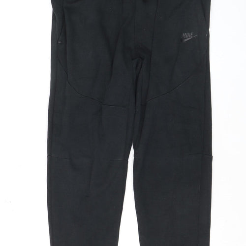 Nike Boys Black XL Jogger Sweatpants Tapered Fleece Trousers