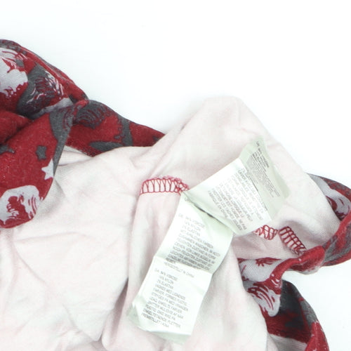 White Stuff Women Red Animal Print Shift Dress Size 12
