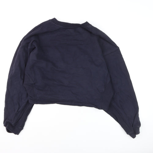 Superdry Womens Navy Harlem Dist NYC Crew Neck Sweatshirt Size 12
