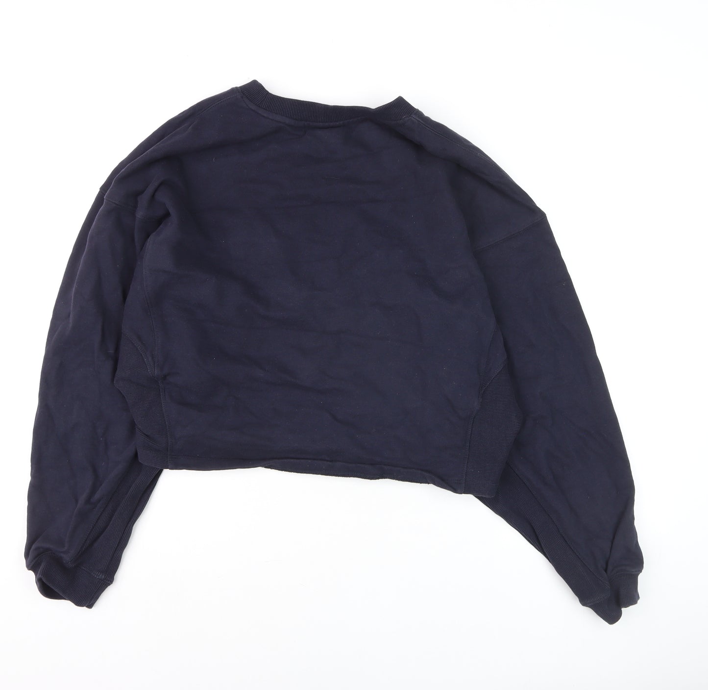 Superdry Womens Navy Harlem Dist NYC Crew Neck Sweatshirt Size 12
