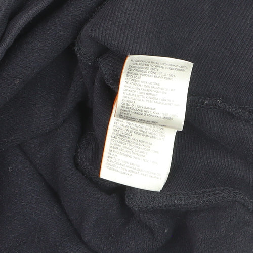 Superdry Womens Navy Harlem Dist NYC Crew Neck Sweatshirt Size 12