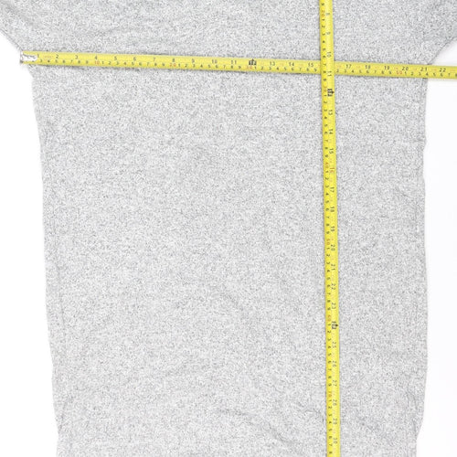 Uniqlo Women’s Grey Roll Neck Knit Jumper M Relaxed Fit