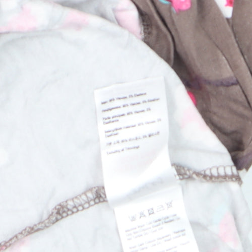 Joules Women Brown Floral A-Line Jersey Dress Size 8