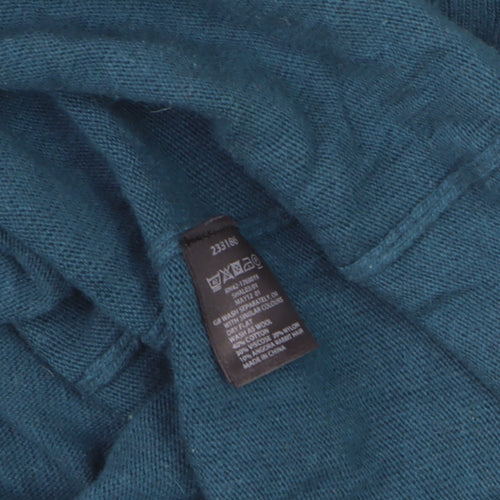 Monsoon Women’s Blue Cowl Neck Knit Tunic Jumper Size M