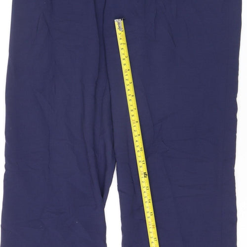 Jaeger Women’s Blue Wool Pleated Dress Trousers Size 12 Classic Fit