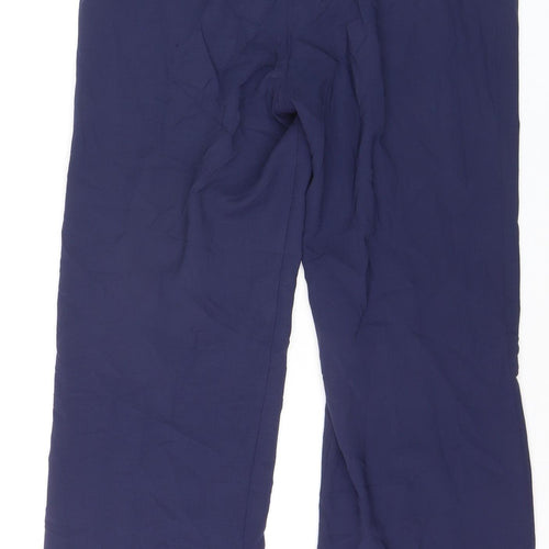 Jaeger Women’s Blue Wool Pleated Dress Trousers Size 12 Classic Fit