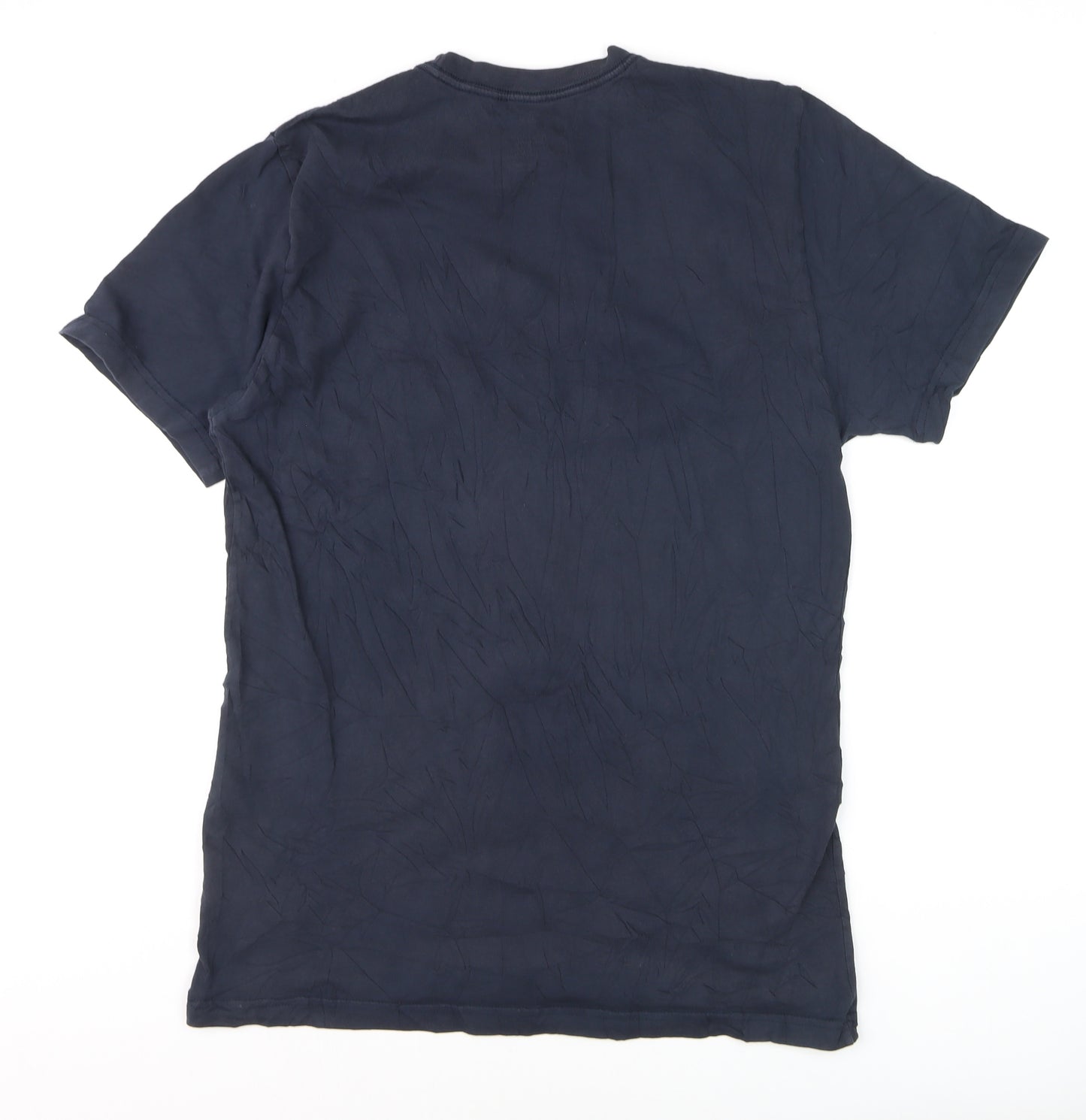 Nike Men's Blue Regular Fit Graphic Logo T-Shirt Size L