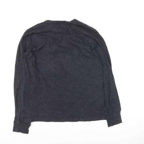 Polo Ralph Lauren Men's Black Long Sleeve Cotton Top Size S
