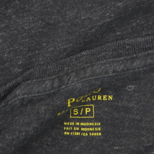 Polo Ralph Lauren Men's Black Long Sleeve Cotton Top Size S