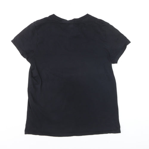 Levi's Men's Black Cotton Crew Neck Short Sleeve T-Shirt Size S