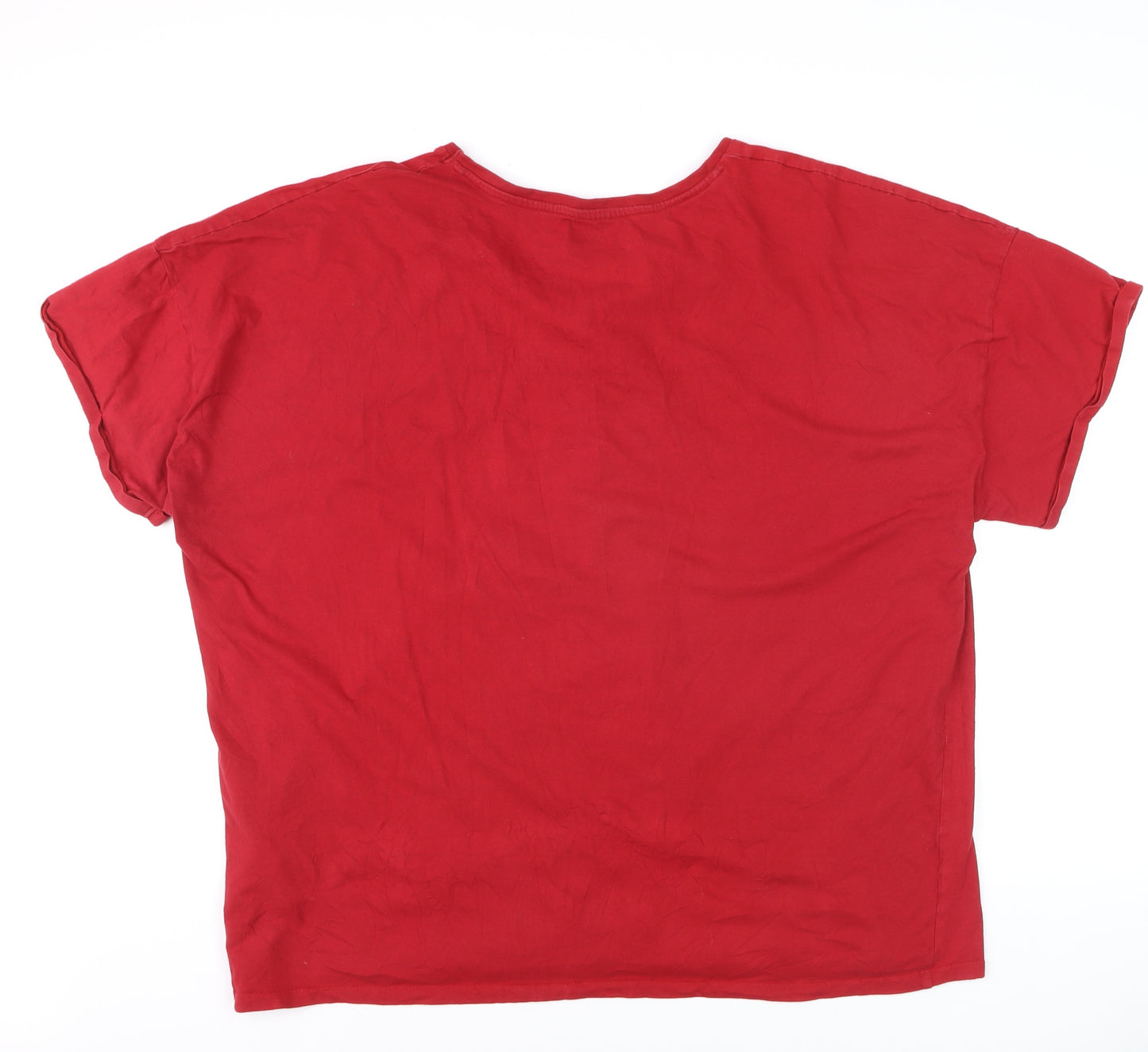 Marvel Men's Red WandaVision Graphic Print XXL Cotton T-Shirt