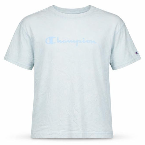 Champion Men's Blue Regular Fit Crew Neck Cotton T-Shirt M