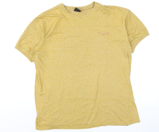 Paul Smith Men’s Yellow XL Cotton Crew Neck T-Shirt