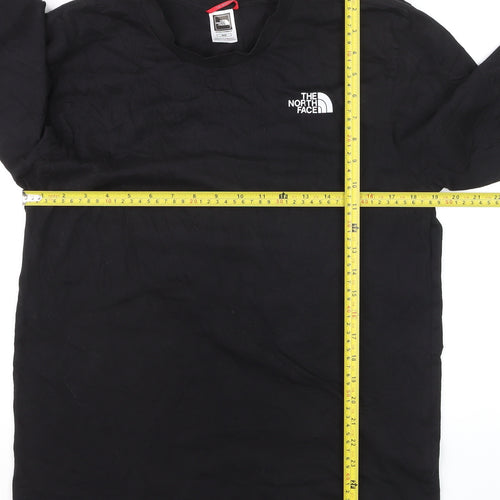 The North Face Men's Black Long Sleeve Cotton Top Size M