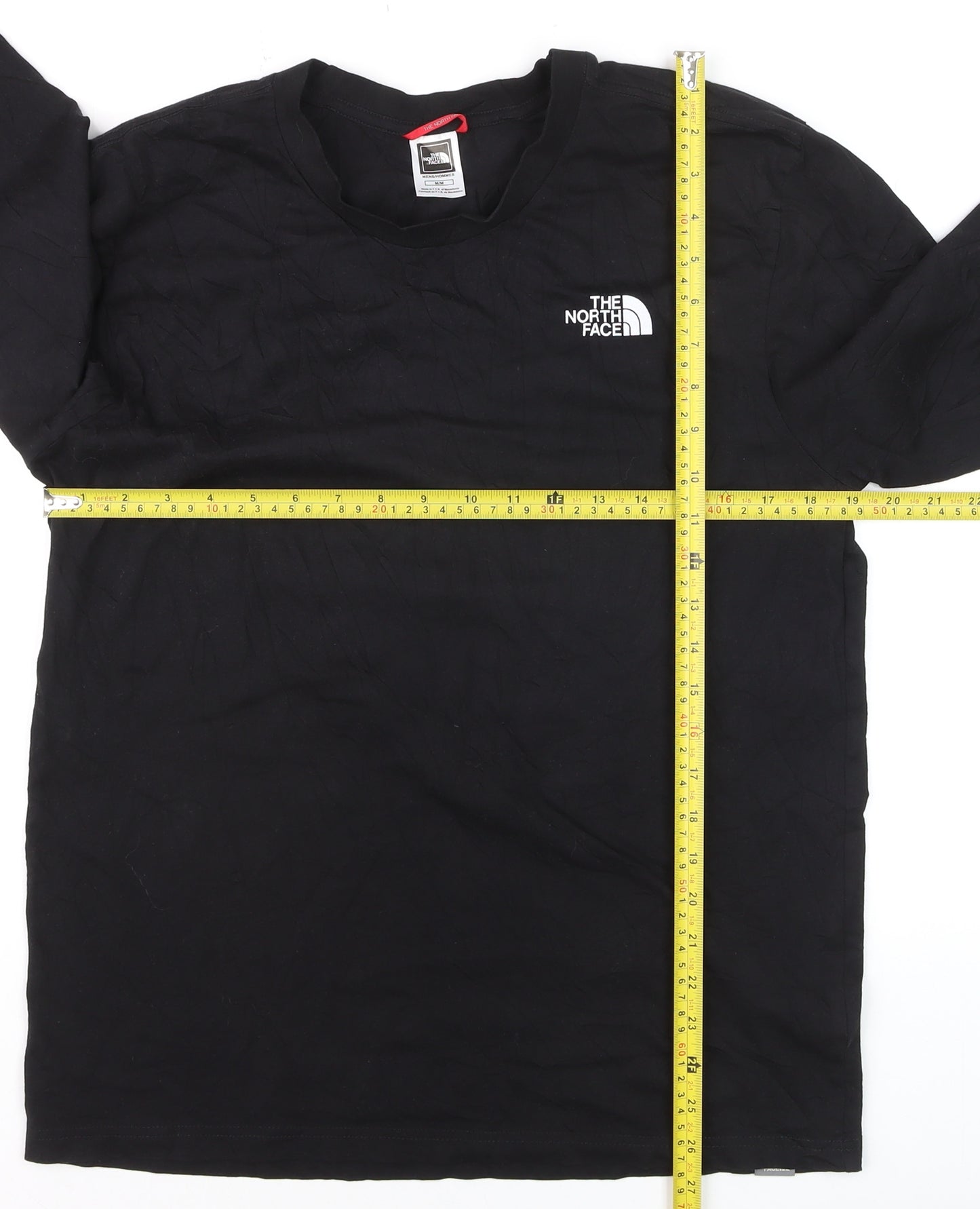 The North Face Men's Black Long Sleeve Cotton Top Size M