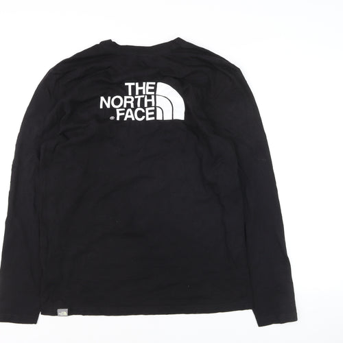 The North Face Men's Black Long Sleeve Cotton Top Size M