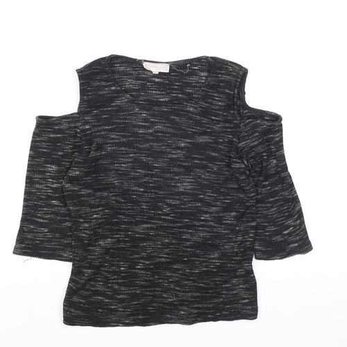 Tammy Girl Black Cold Shoulder Top 14-15 Years Girls Casual Tunic