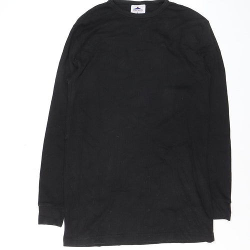 Portwest Women’s Black Long Sleeve Basic Crew Neck Jersey T-Shirt L