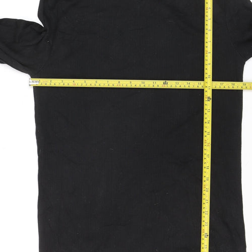 Portwest Women’s Black Long Sleeve Basic Crew Neck Jersey T-Shirt L