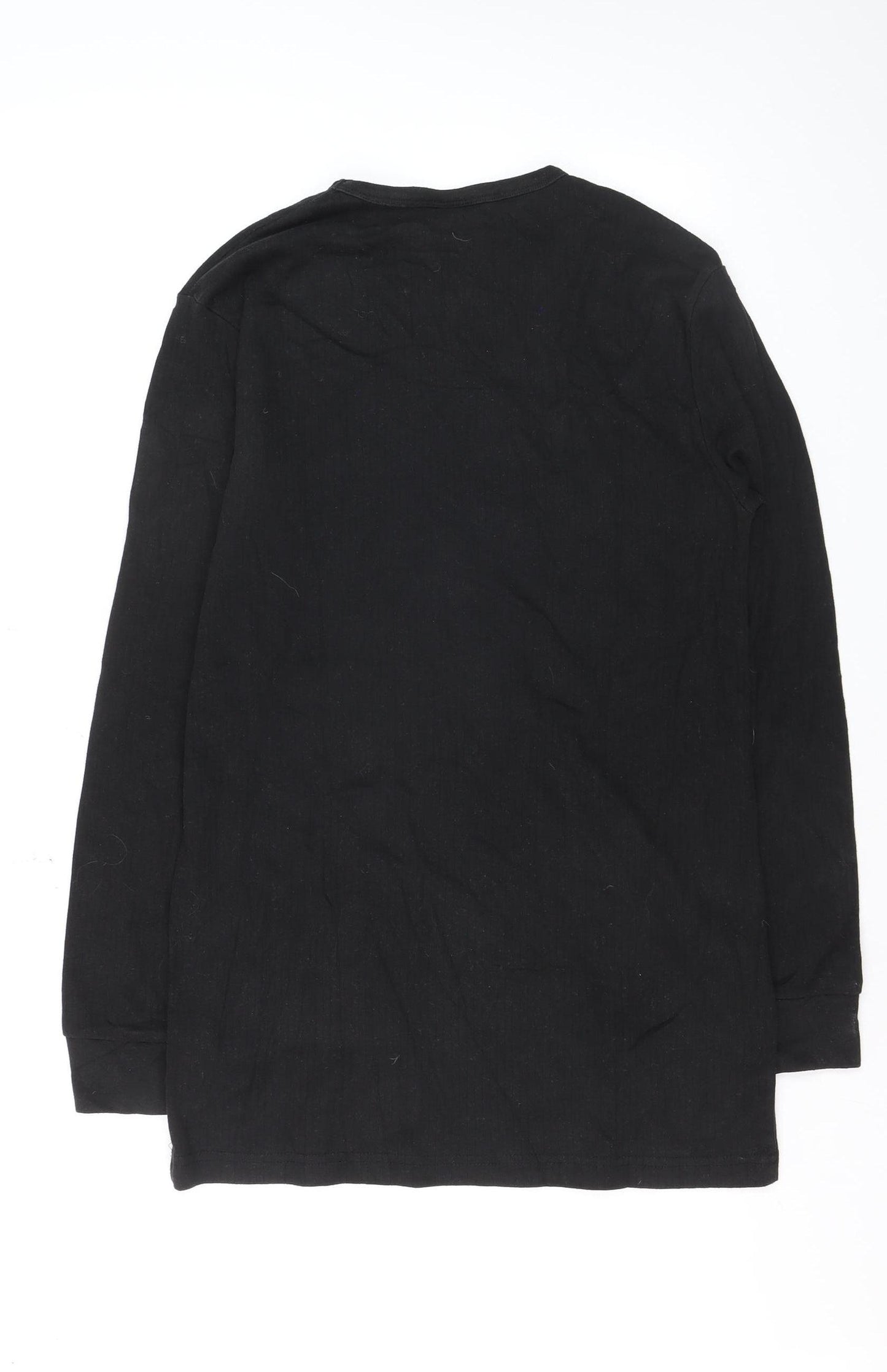 Portwest Women’s Black Long Sleeve Basic Crew Neck Jersey T-Shirt L