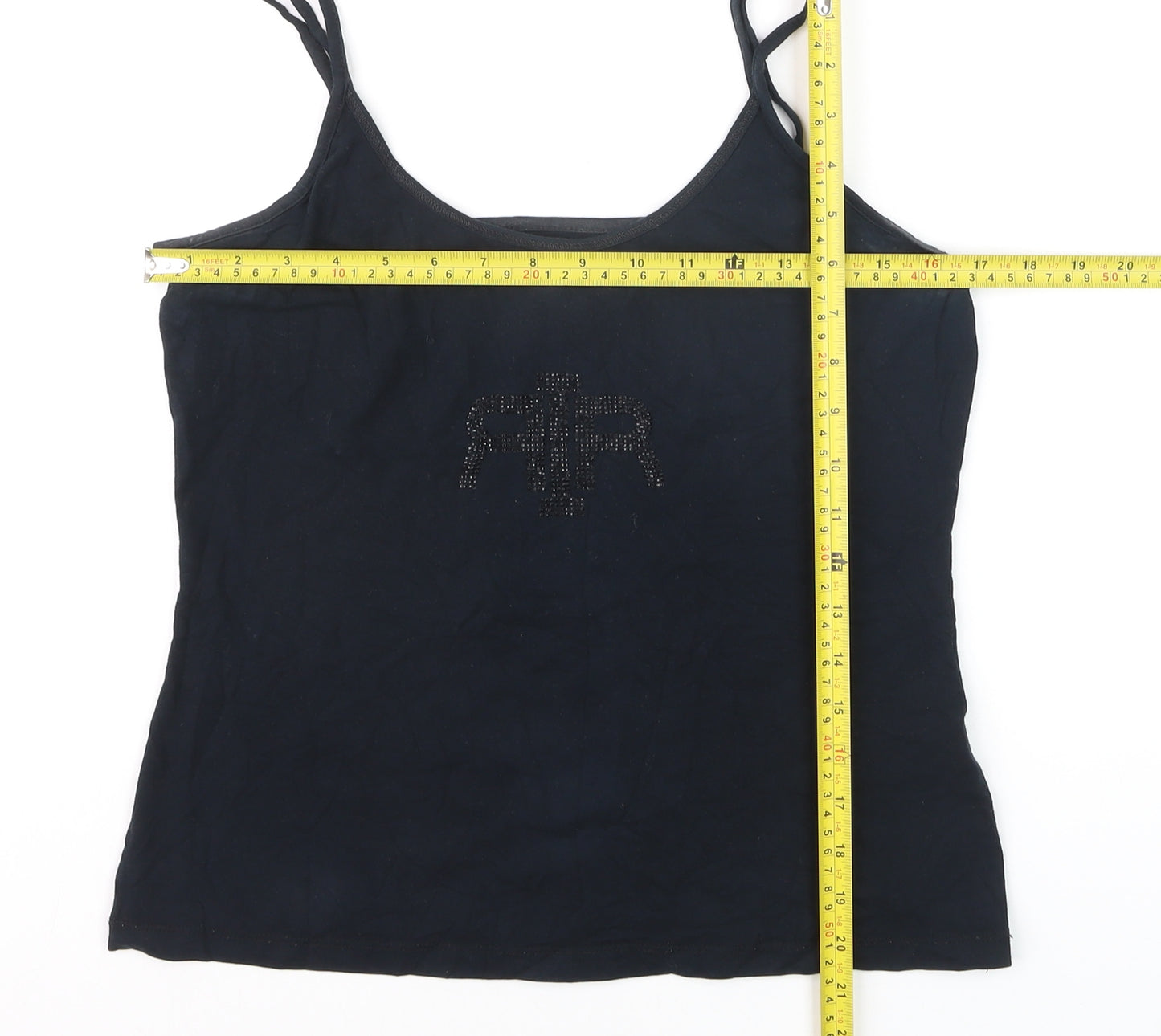 River Island Women’s Black Size 14 Camisole Tank Top