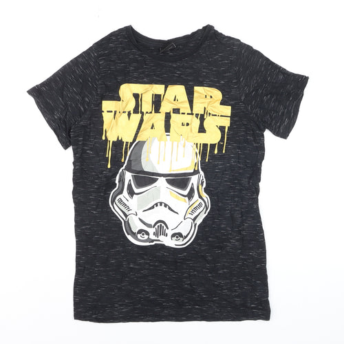 Tu Boys Star Wars Stormtrooper Black Graphic T-Shirt 13 Years