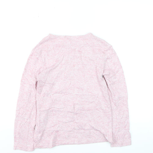 Primark Girls Pink Unicorn Pullover Jumper Long Sleeve 9-10 Years