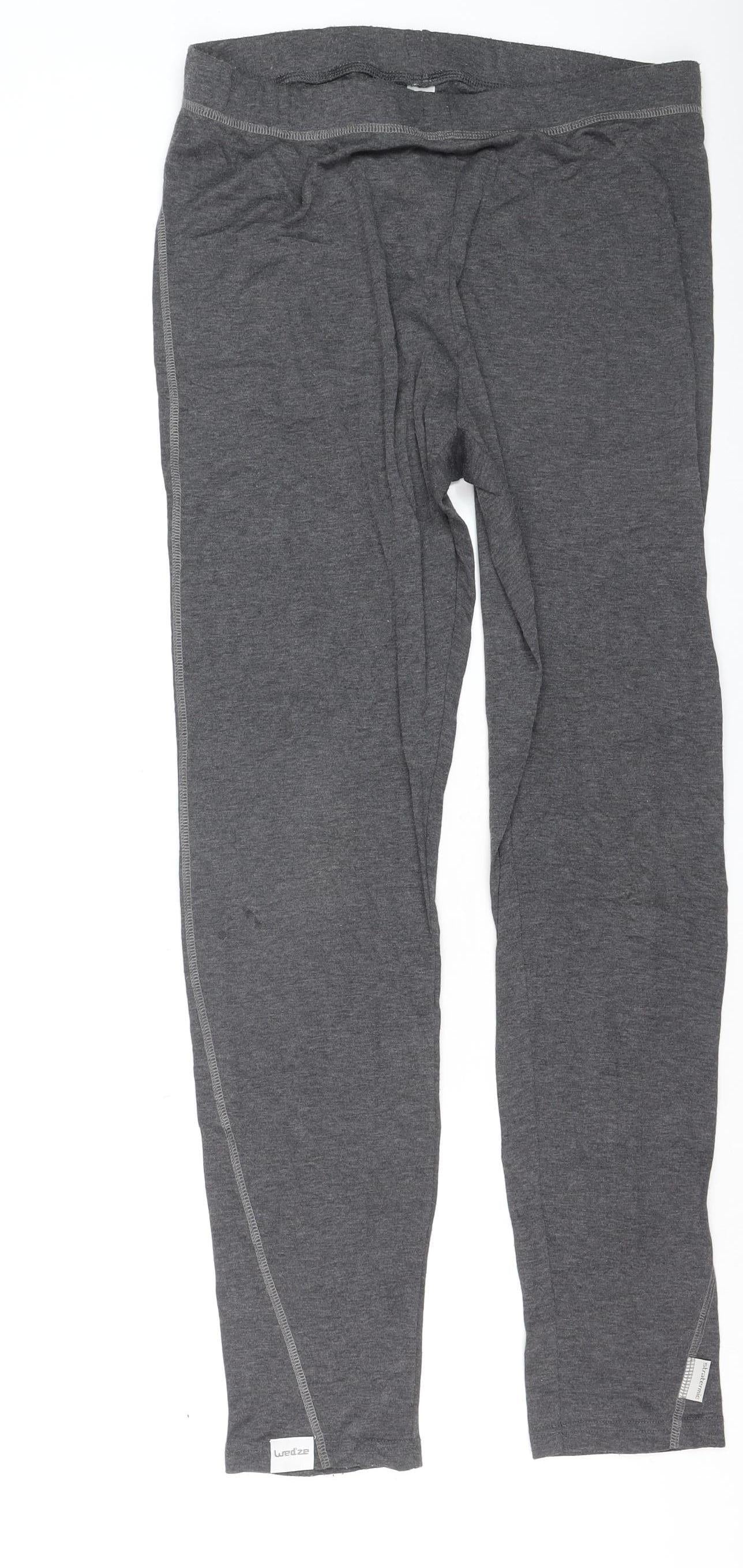 Wedze Men’s Grey Thermal Compression Leggings XL