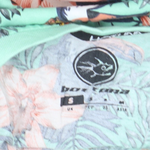 Hot Tuna Men's Multicoloured Tropical Floral T-Shirt Size S