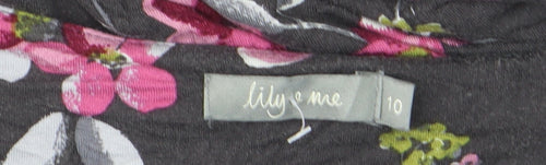 Lily & Me Women's Multicoloured Floral Tunic Top Size 10