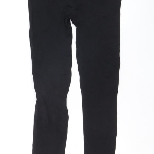 Primark Women's Black Seamless Leggings Size L 14/16 Stretch Comfort